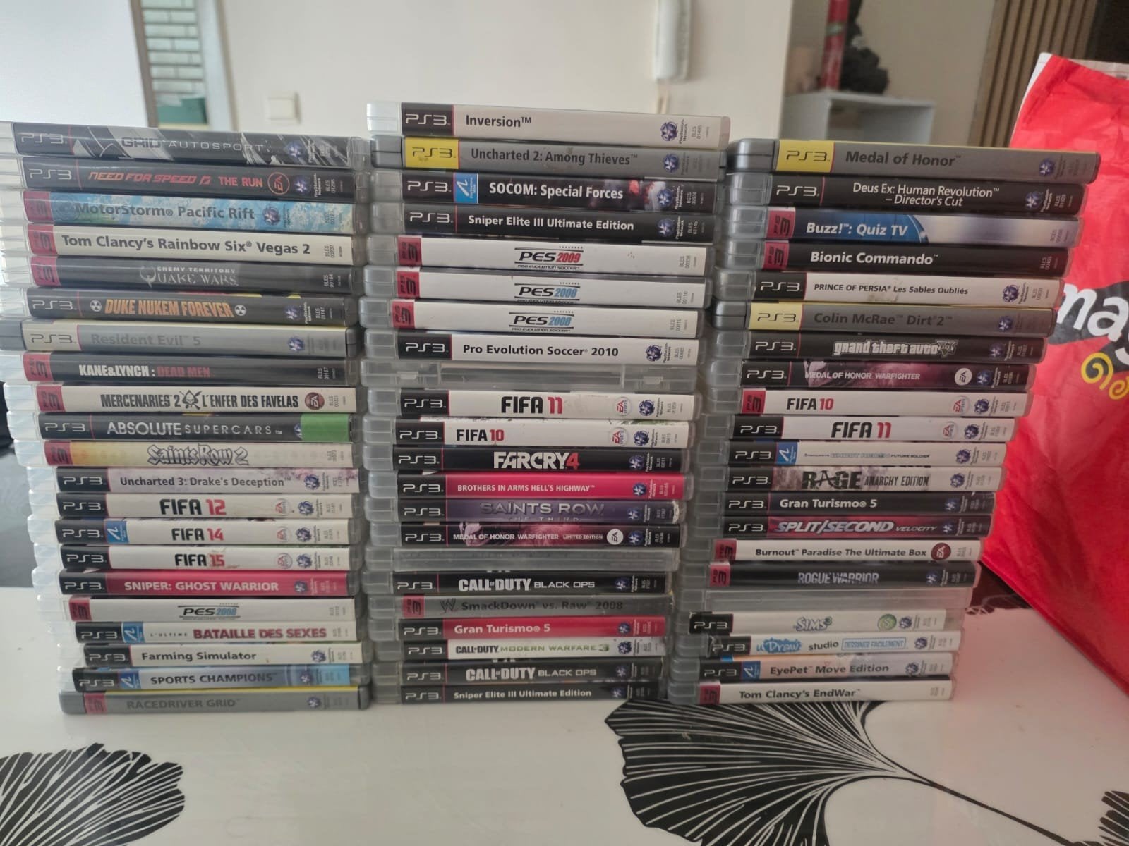 lot de jeux pour Ps3, Enlèvement