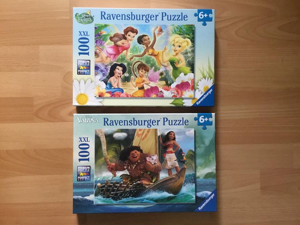 Puzzels Disney 100 XXL, Kinderen en Baby's, Ophalen of Verzenden, Zo goed als nieuw