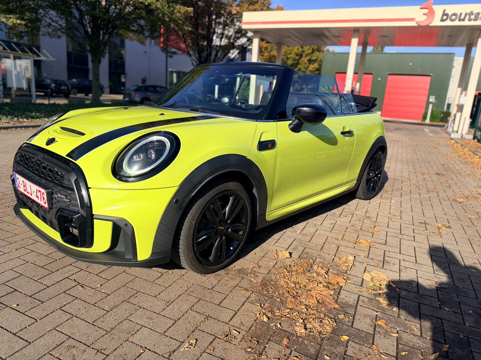 Mini cooper S JCW cabrio, Autos, Cuir, Achat, Euro 6, Noir