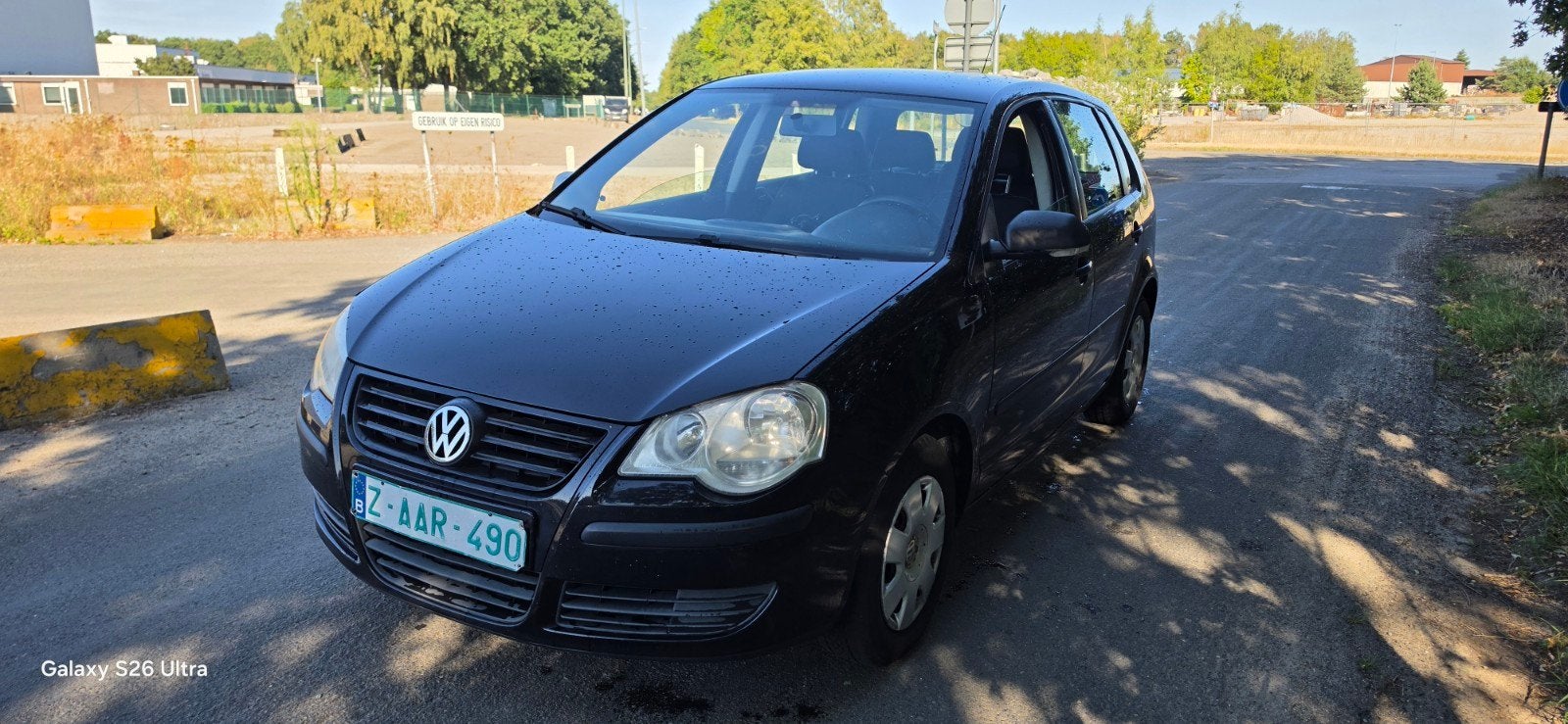 Volkswagen Polo 1.2i benzine 5deurs Reeds Gekeurd voor verk, Auto's, 1199 cc, Zwart, Bedrijf, 5 deurs