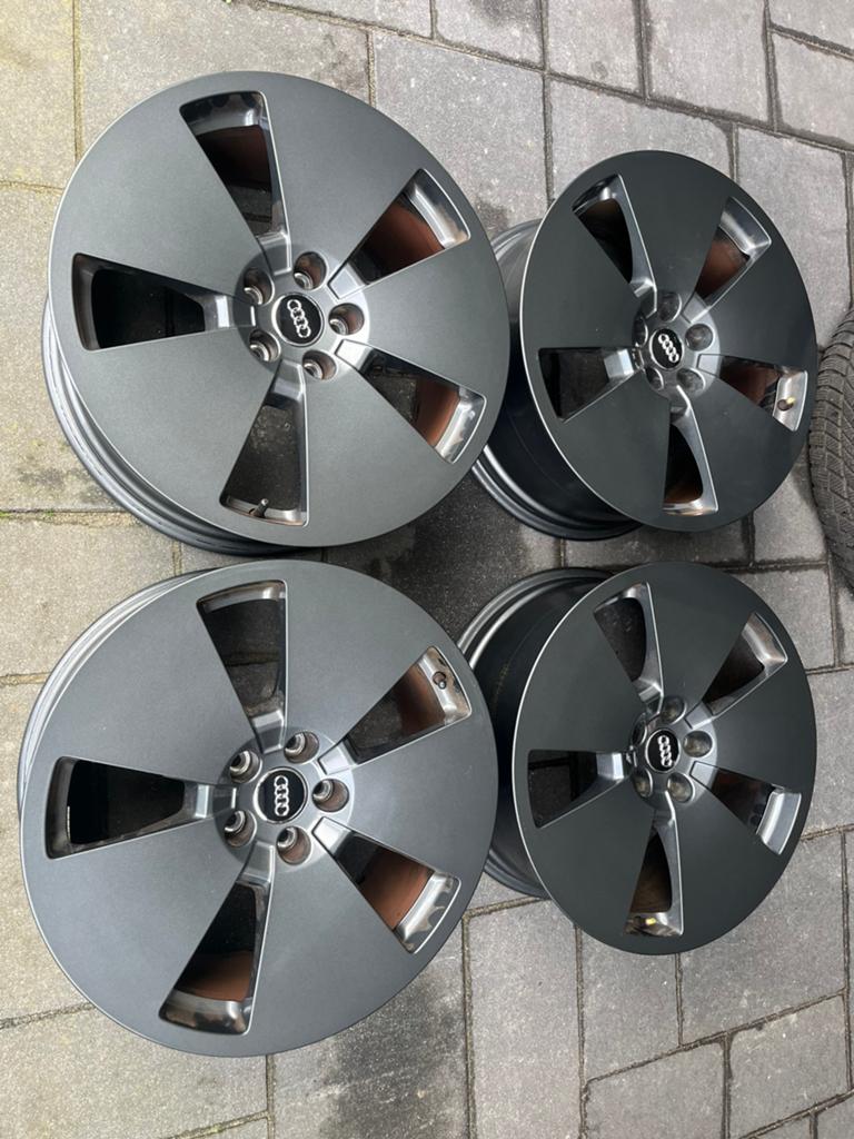Set de jantes Audi Etron 8,5x19 avec 36 5x112 en anthracite, Autos : Pièces & Accessoires, Pneus & Jantes, Enlèvement ou Envoi