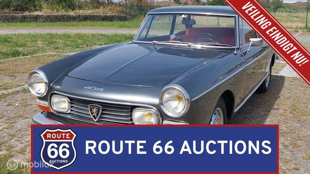 Peugeot 404 Coupe | 1967 | Route 66 Auctions, Achat, Entreprise, Boîte manuelle, Autre carrosserie