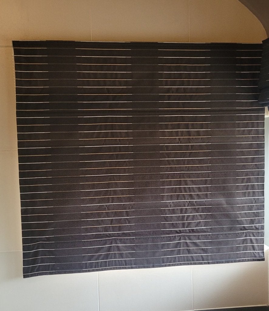 Vouwgordijn bruin B113cm x H103cm, Huis en Inrichting, Ophalen, Bruin, Vouwgordijn, Isolerend