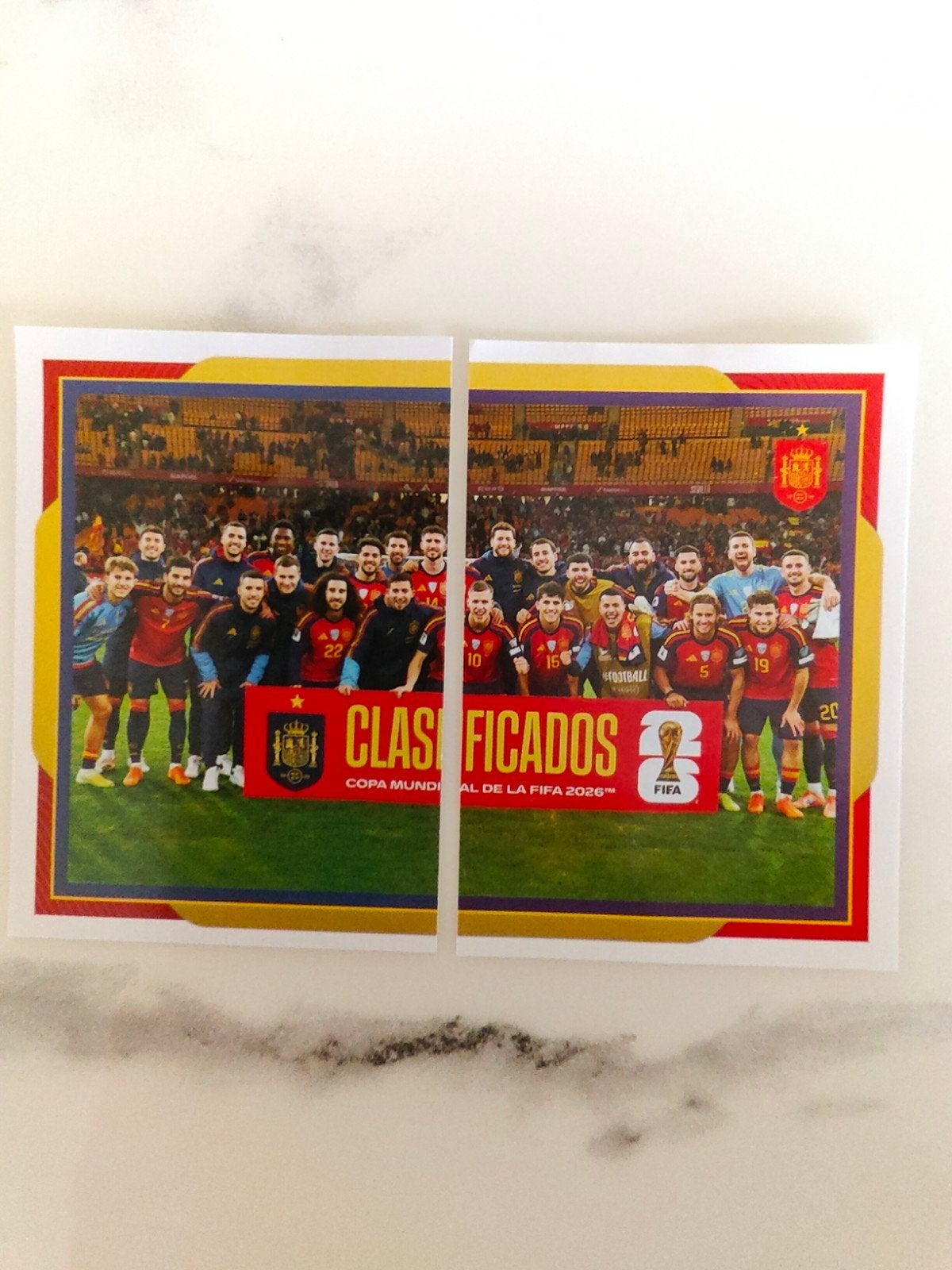 Team España duo sticker panini, Ophalen, Nieuw, Poster, Plaatje of Sticker