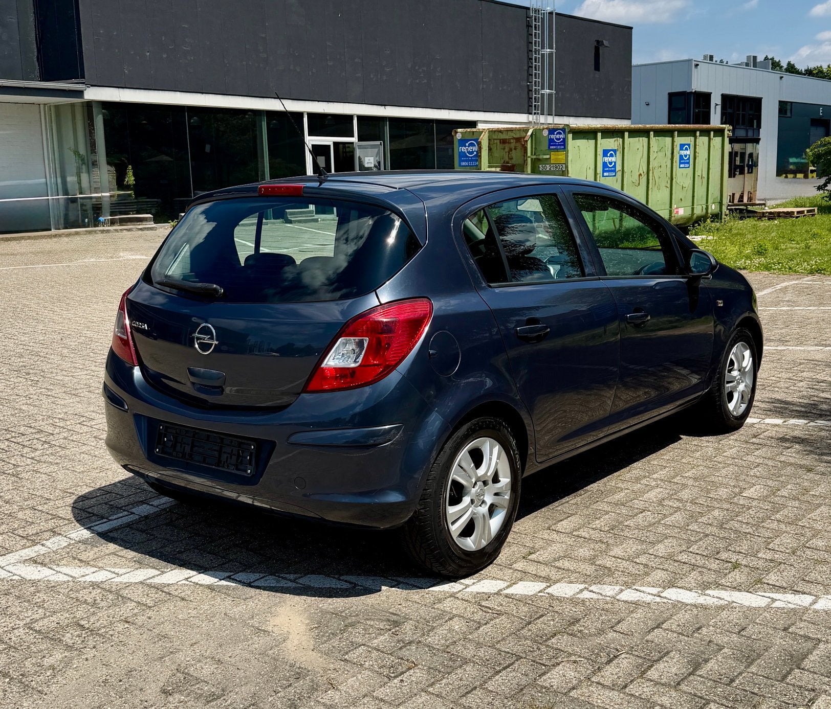 Opel Corsa 1.0 Benzine | Airco | Gekeurd voor Verkoop, Stof, Zwart, Blauw, 5 deurs