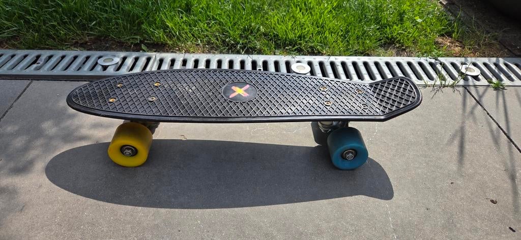 X-Scape Penny Board – Retro Skateboard met gekleurde wielen, Enlèvement, Skateboard