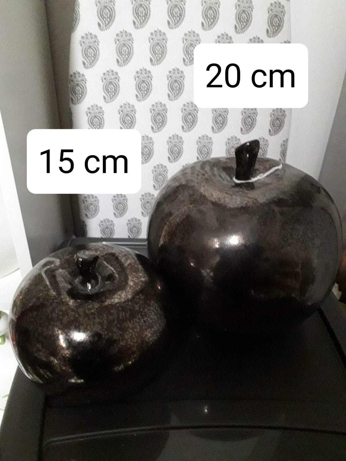 Decoratie appels te koop, Enlèvement