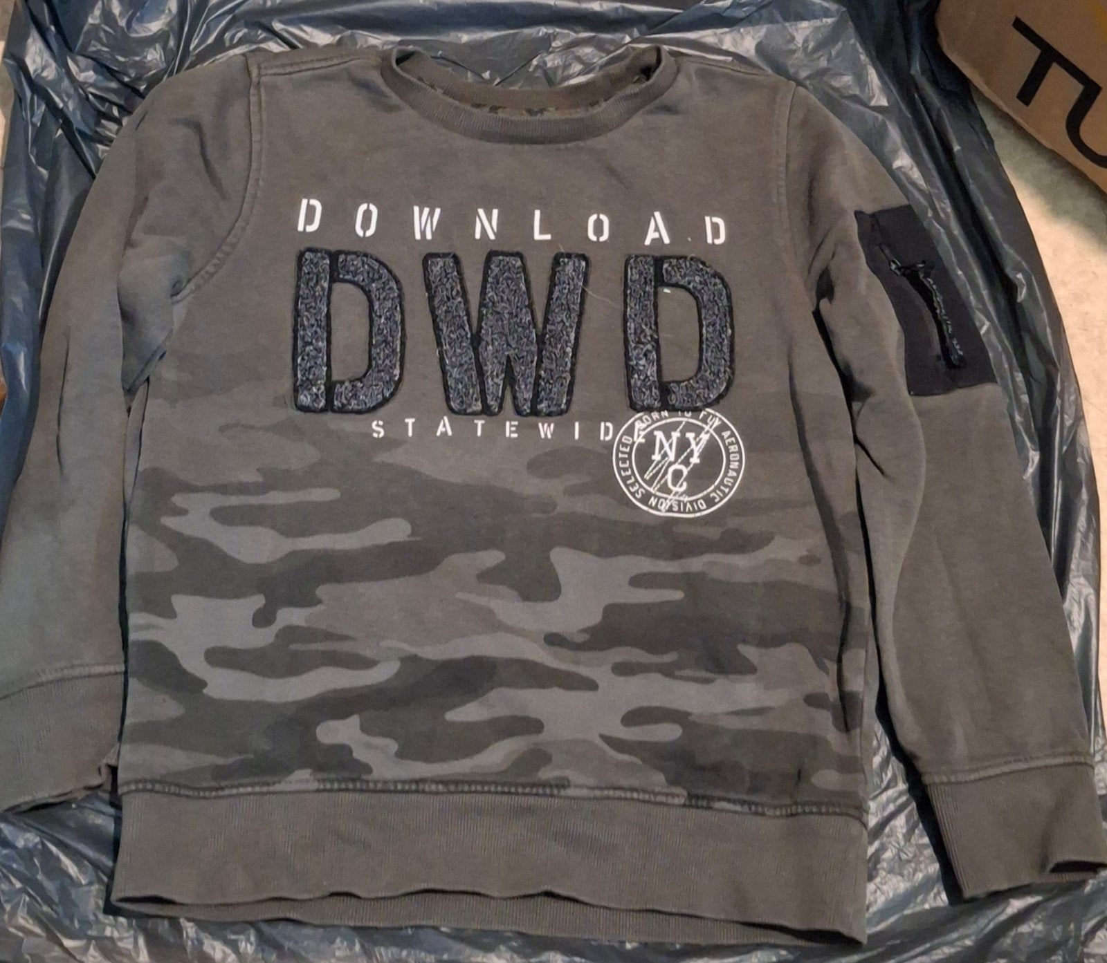 Trui merk: DWD download maat: 134/140, Garçon, Enlèvement ou Envoi, Pull ou Veste, Comme neuf