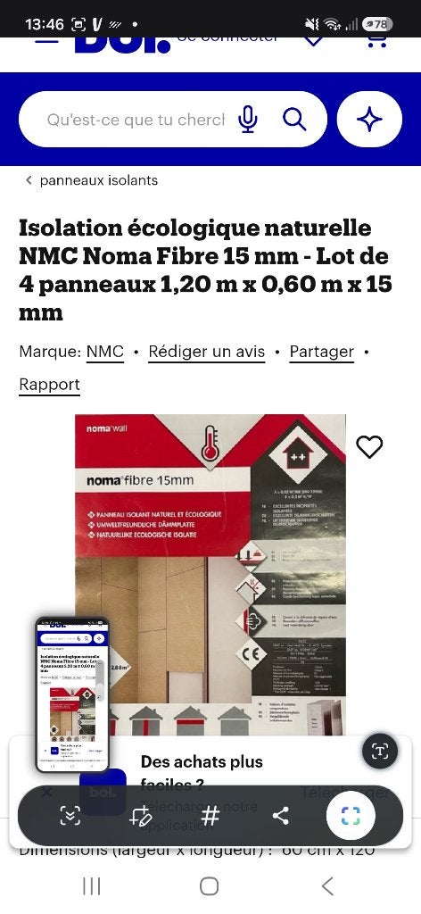 Panneaux isolant, Enlèvement, Neuf