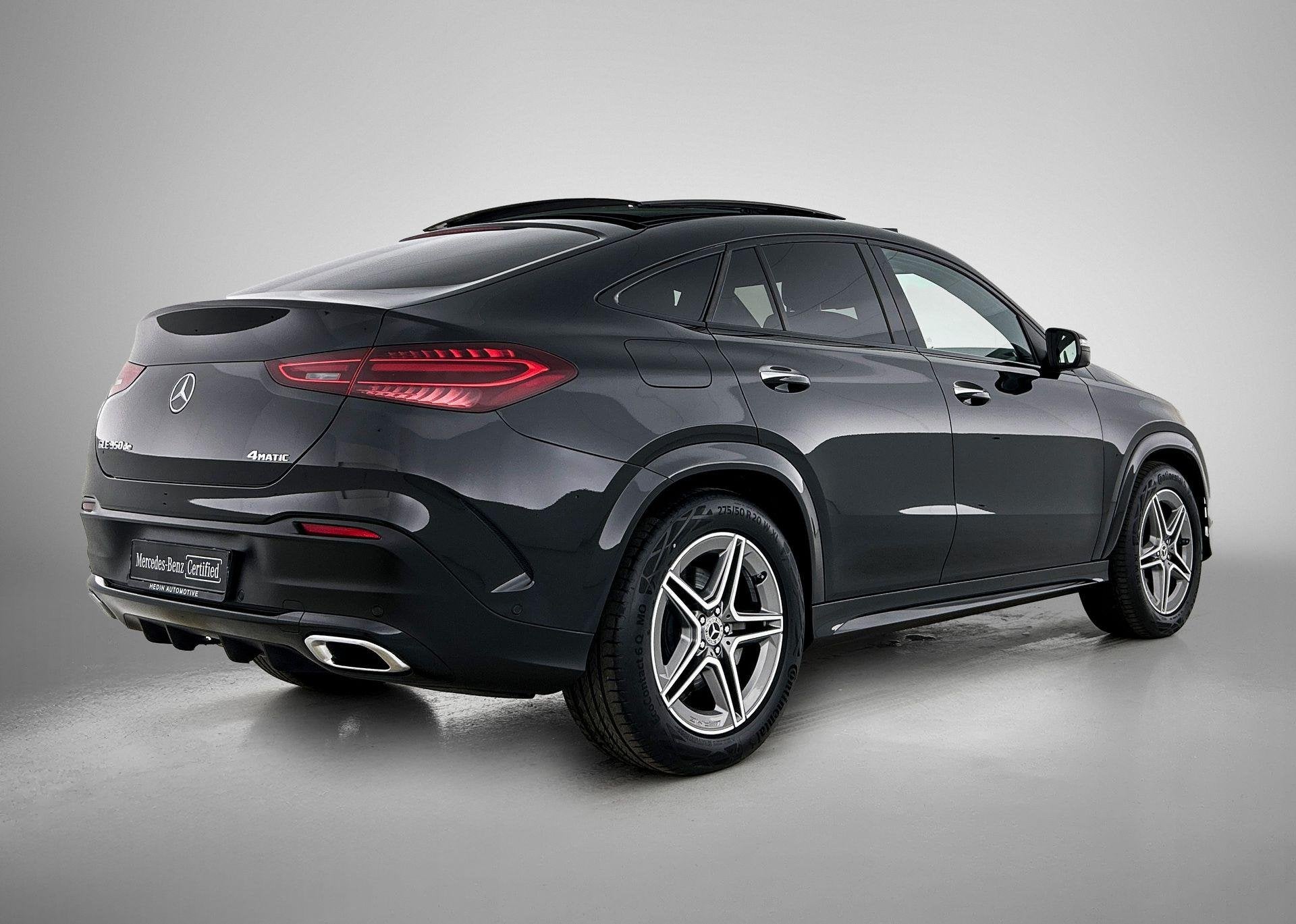 Mercedes-Benz GLE-Klasse 350 DE 4MATIC Coupé AMG Line | Pan, Auto's, Mercedes-Benz, Dealer onderhouden, Gebruikt, Zwart, 313 pk