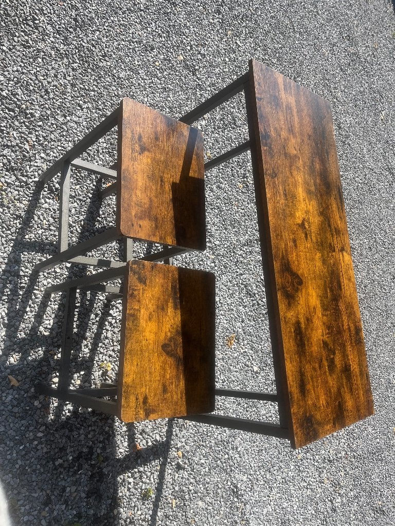 Table haute et deux chaises, Enlèvement, Comme neuf