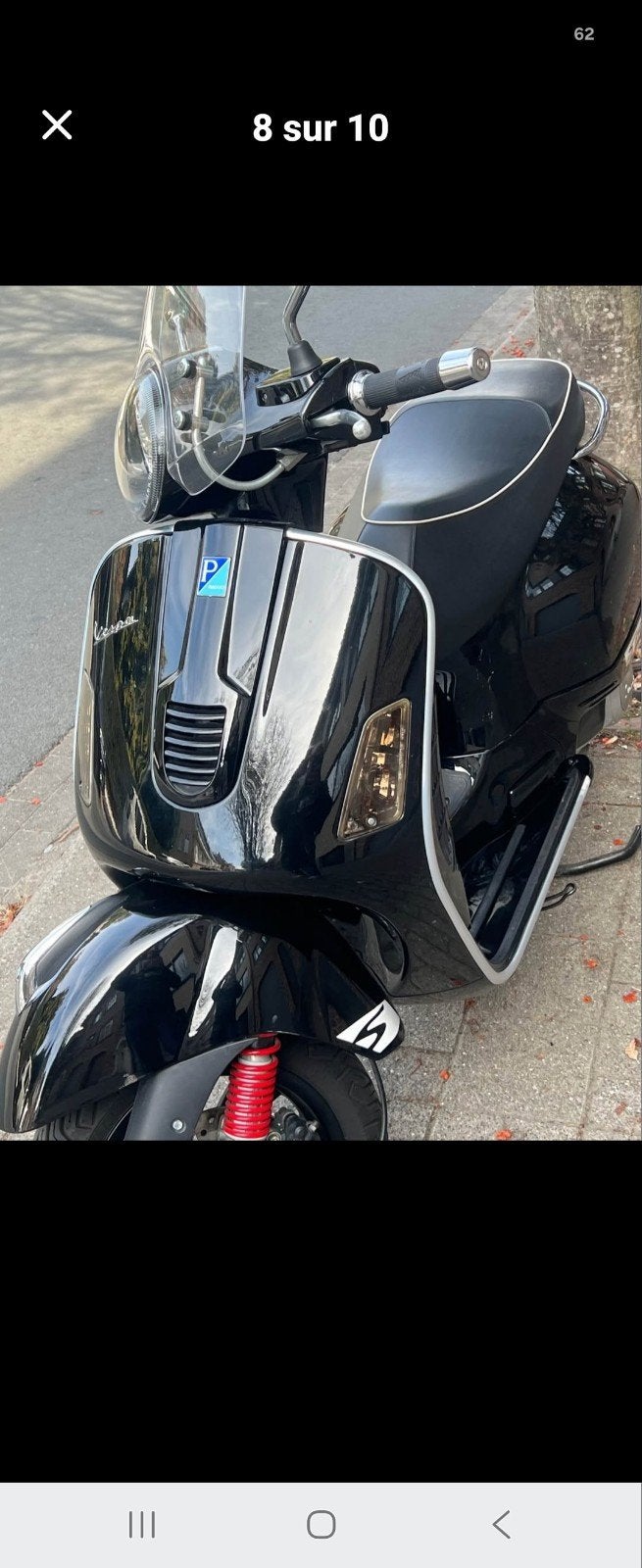 vespa125 gts ie 2013, Vélos & Vélomoteurs, Enlèvement