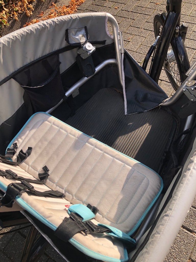 Gazelle cabby bakfiets met accessoires, Fietsen en Brommers, Ophalen, Gebruikt, 2 kinderen, Huif