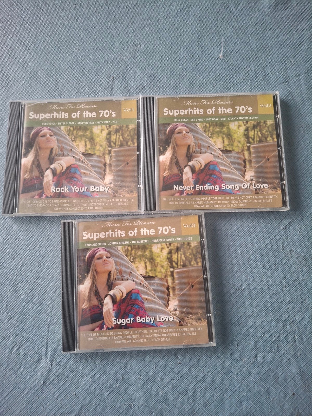 Cds superhits of the 70s vol 1/2/3, Cd's en Dvd's, Cd's | Verzamelalbums, Ophalen of Verzenden