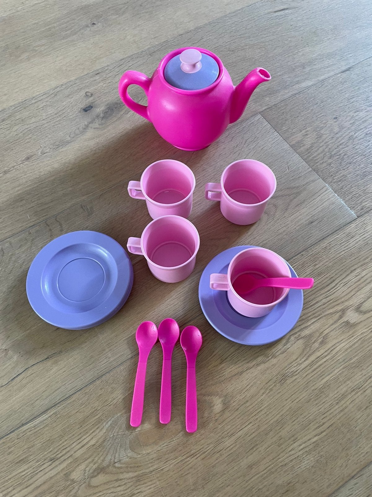 Theeservies, Ophalen, Gebruikt, Kunststof, Speelkeuken-accessoire