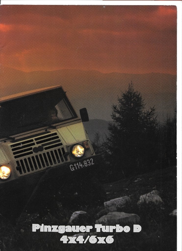 STEYR-PUCH PINZGAUER TURBO D, Ophalen of Verzenden, Zo goed als nieuw, Overige merken