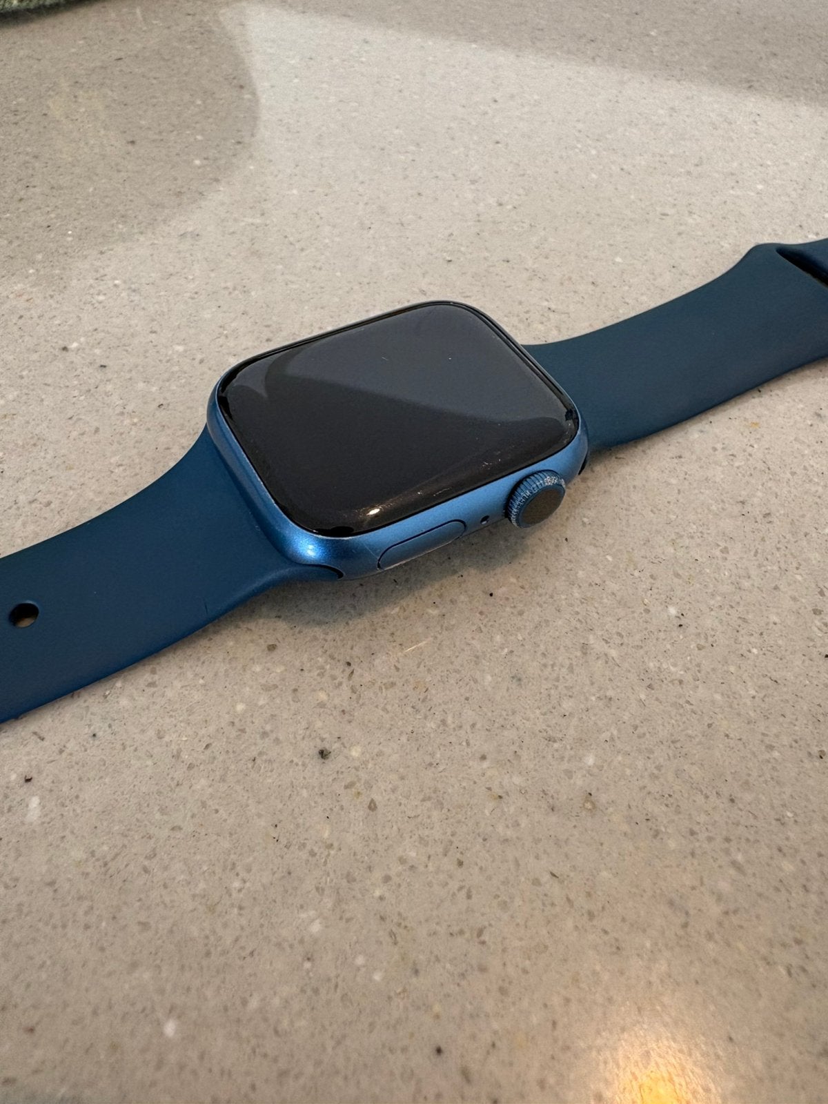 Apple Watch series 7 blauw 41 mm, Gebruikt, Blauw, IOS, Ophalen of Verzenden
