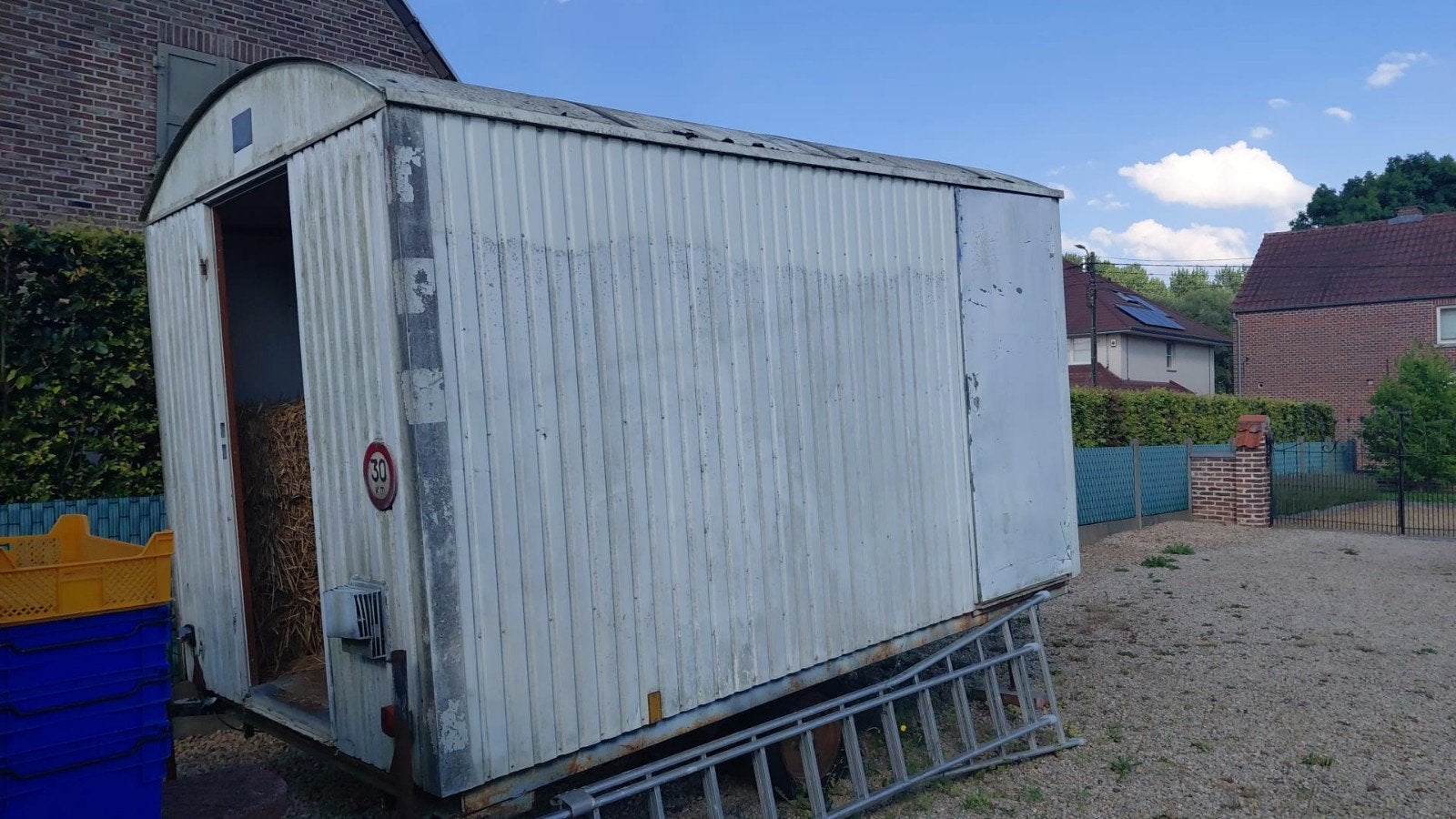 Werfkeet, bouwkeet, shaftwagen, tiny house te koop, Doe-het-zelf en Bouw, Bouwketen en Schaftketen, Ophalen of Verzenden