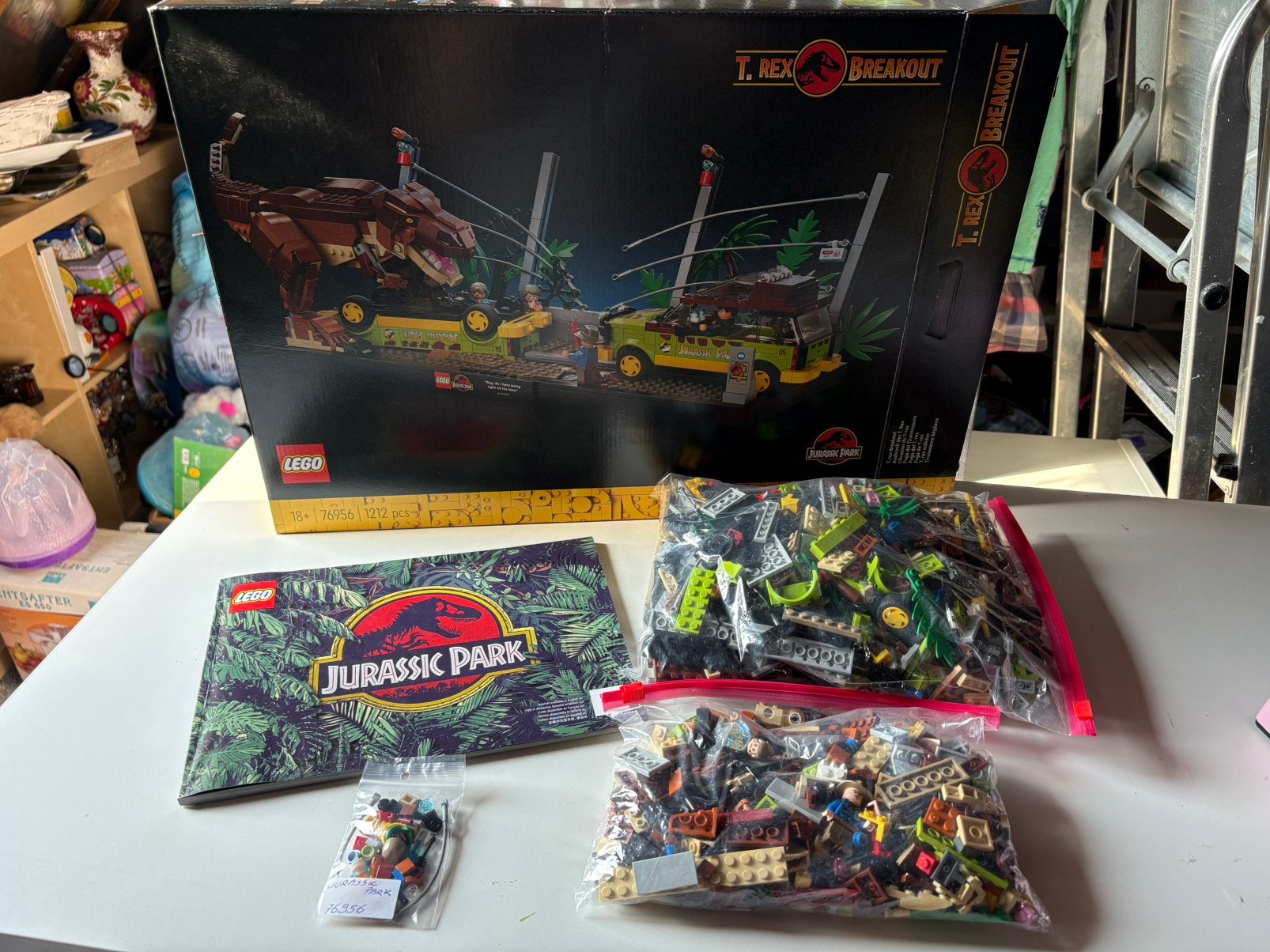 Lego 76956 jurassic world t-rex ontsnapping, Jurassic World, Lego, Ophalen of Verzenden, Zo goed als nieuw