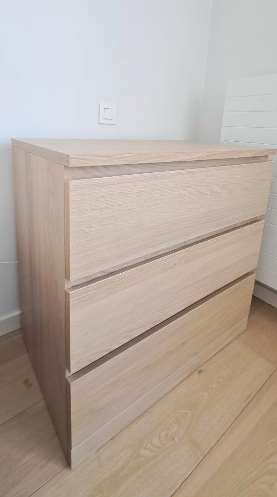 Commode MALM ikea neuve, Maison & Meubles, Armoires | Commodes, Comme neuf, Moins de 100 cm, 50 à 100 cm, 25 à 50 cm, Chêne, Autres matériaux