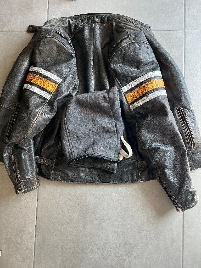 Leren motorjas Richa Toulon, Motoren, Kleding | Motorkleding, Ophalen, Heren, Jas | leer, RICHA