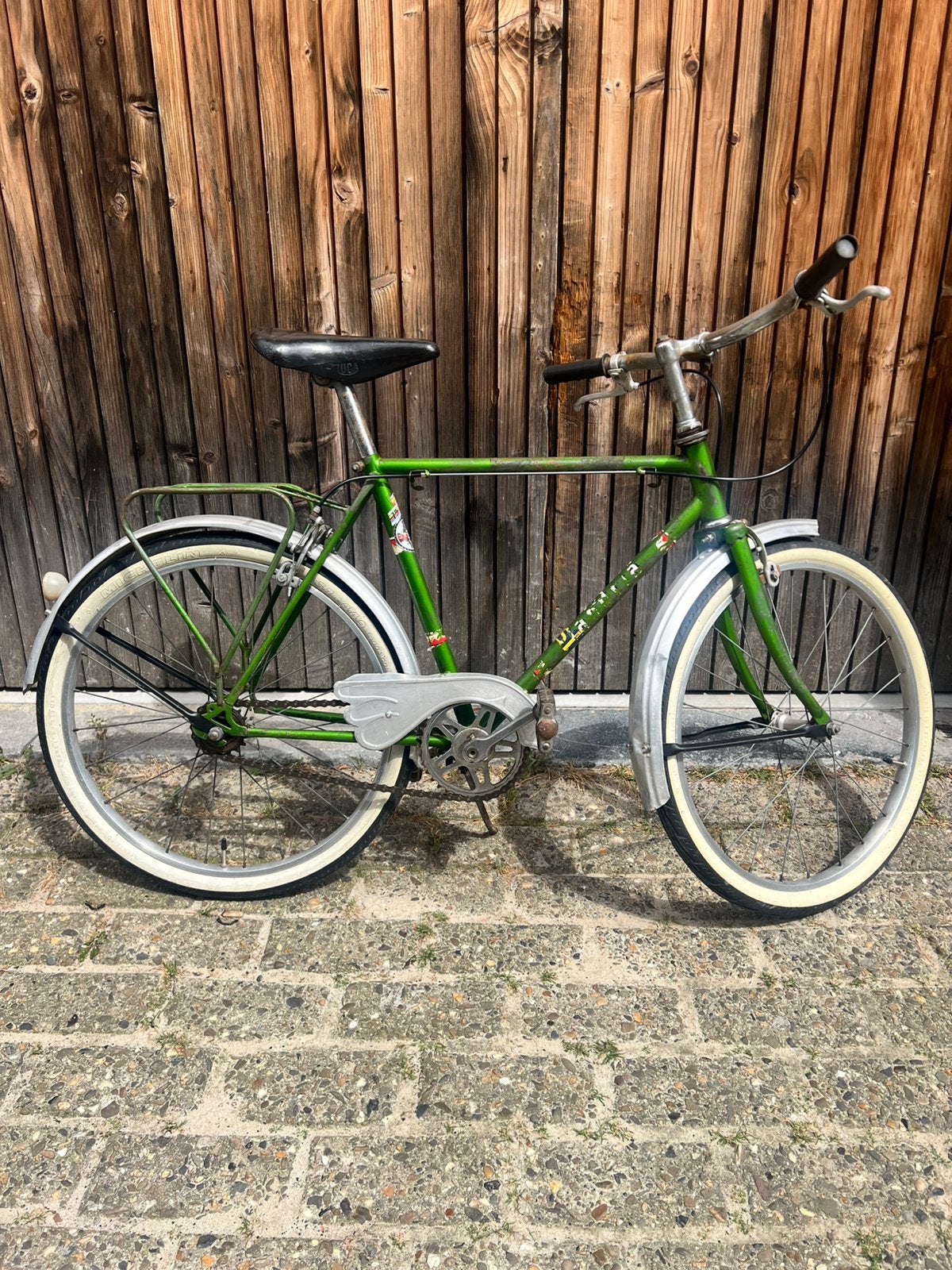 Vintage kinderfiets Flandria 20 inch, Ophalen, Gebruikt, Velgrem, 20 inch of meer