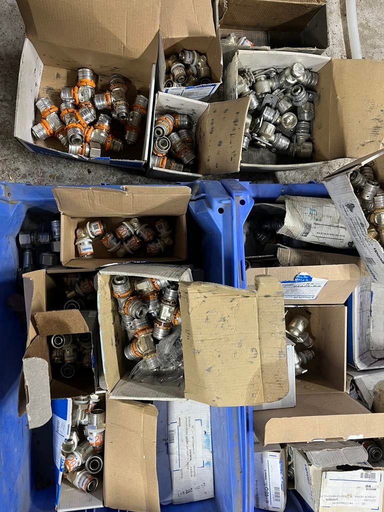 Uponor koppelingen, Ophalen, Nieuw