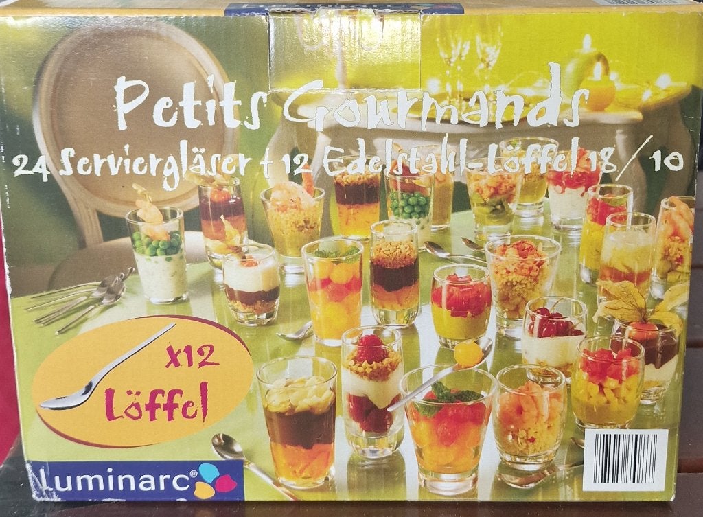 Set de verrines Luminarc, Enlèvement, Comme neuf