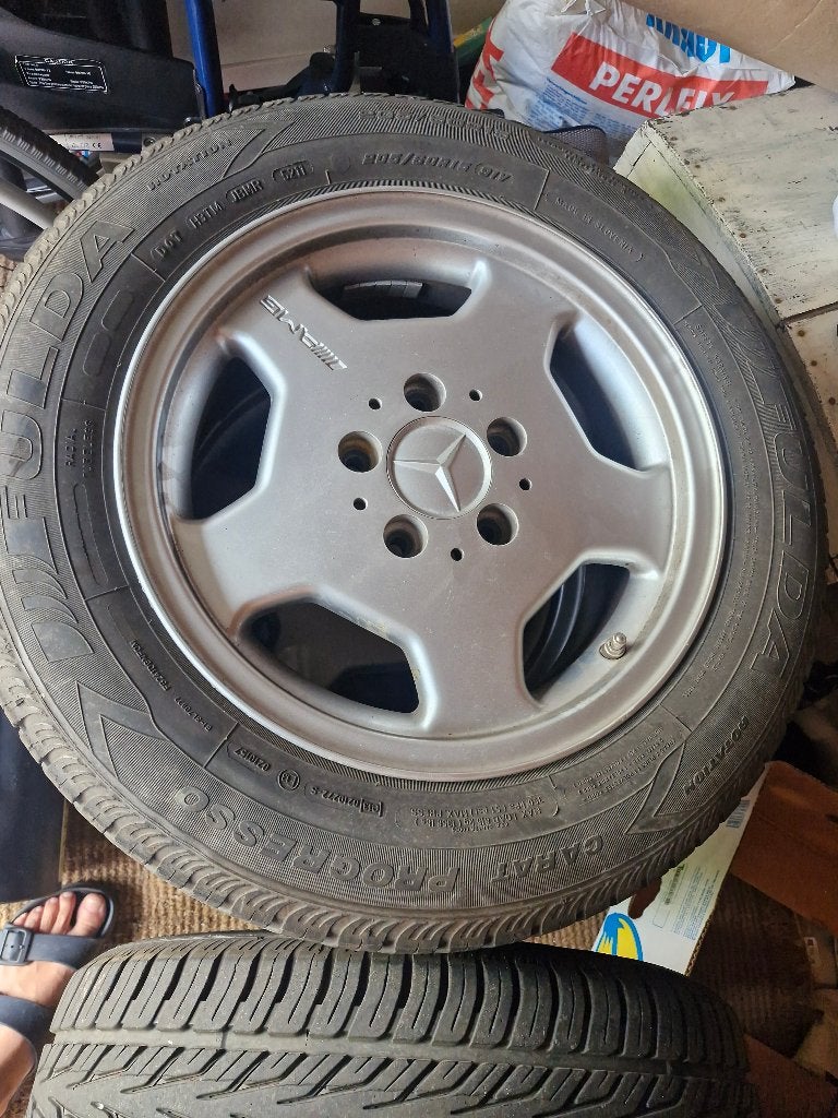 Mercedes velgen w124 amg, Ophalen, 15 inch, Velg(en)