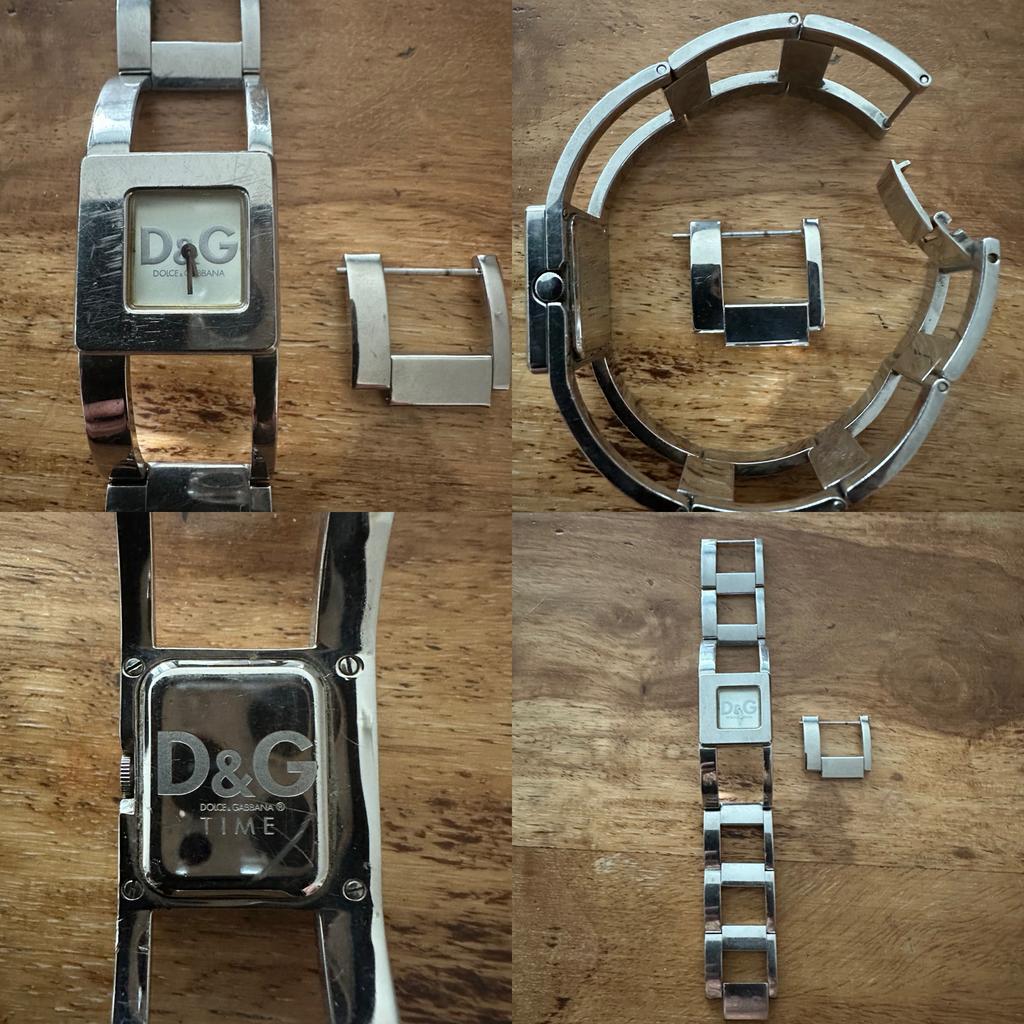 Dolce & Gabbana dameshorloge vintage, Ophalen of Verzenden, Gebruikt, Staal, Dolce & Gabbana
