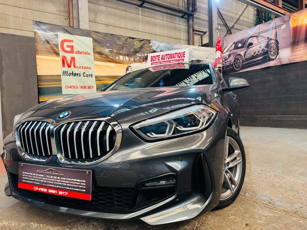 BMW 118iA Pack M Cuir Cockpit LED Xénons PDC, Argent ou Gris, Achat, Euro 6, Entreprise