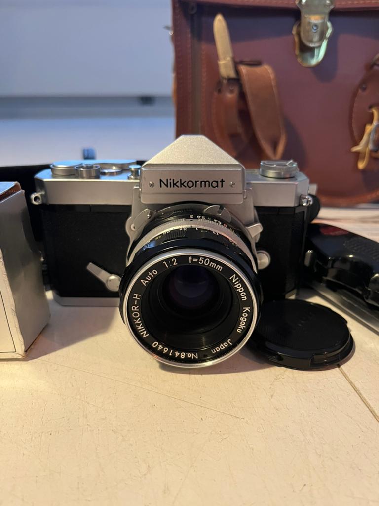 Nikon Nikkormat FT + Tamron 85-210mm — met aankoopbewijs, Audio, Tv en Foto, Fotocamera's Analoog, Ophalen of Verzenden, Zo goed als nieuw