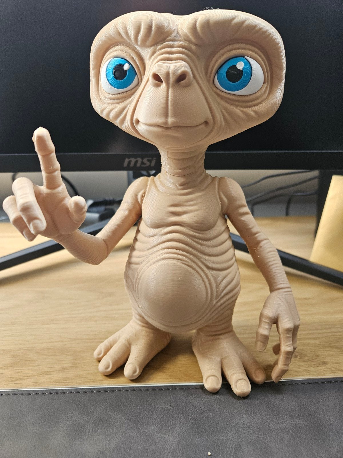 E.T. Alien figuur decoratie - uniek, Hobby en Vrije tijd, Ophalen of Verzenden, Nieuw, 1:35 tot 1:50, Figuur of Figuren