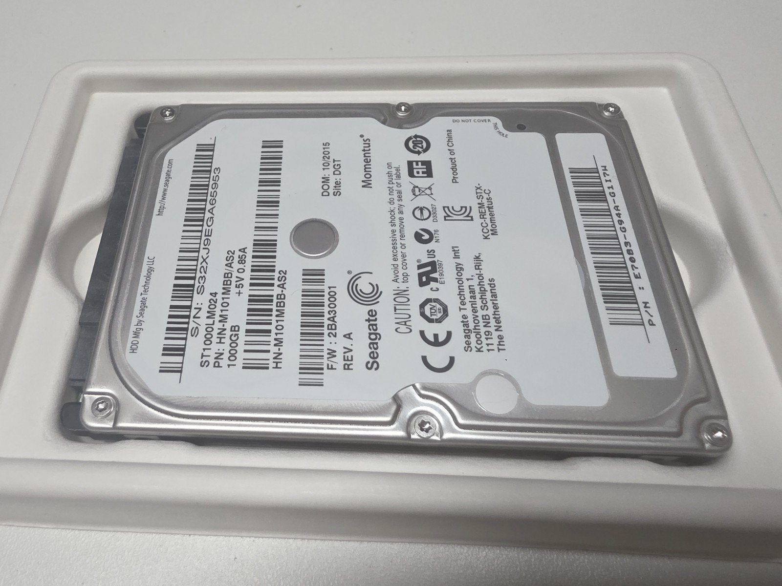 Seagate / Samsung Spinpoint 1 TB Interne Laptop Harde Schijf, Computers en Software, Intern, Gebruikt, Ophalen of Verzenden, Seagate