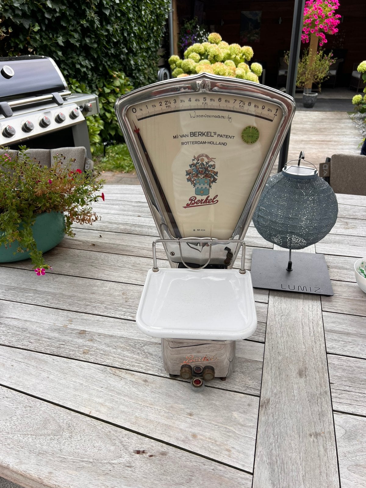 Berkel B weegschaal kruidenier snoepweegschaal 1 kg, Enlèvement