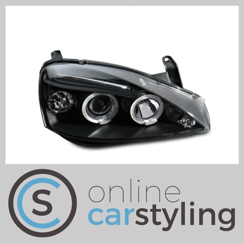 Angel Eyes Koplampen Opel Corsa C, Neuf, -, Opel, -