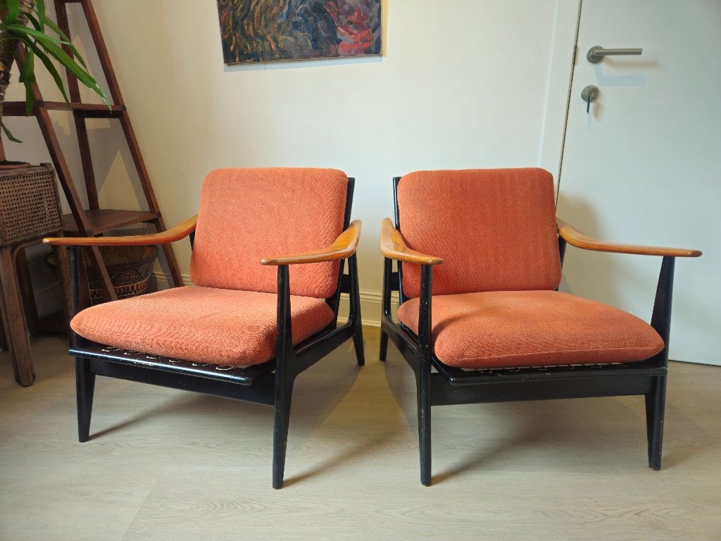 Vintage Scandinavische Fauteuills, Enlèvement