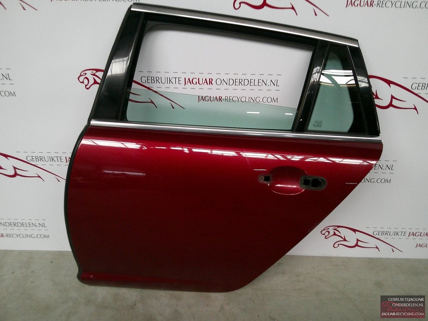 Deur links achter rood Jaguar XF Sportbrake 2012-2015 C2Z180, Auto-onderdelen, Gebruikt, -, Deur, Ophalen of Verzenden