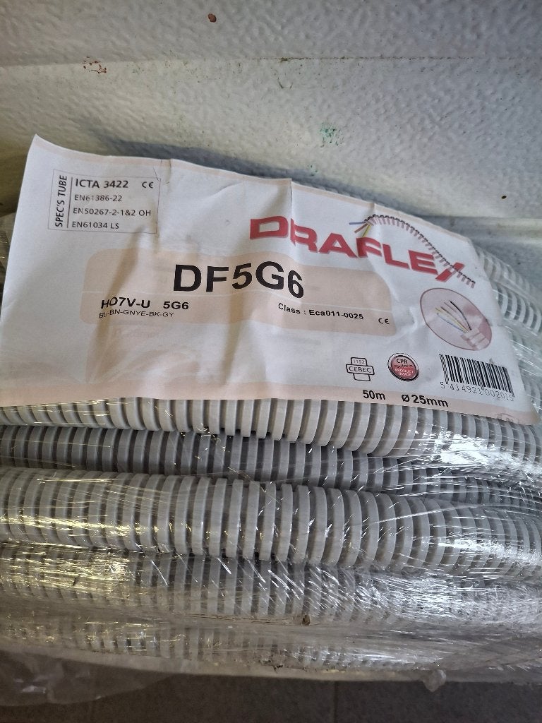 50 m 5g6 flex kabel, Doe-het-zelf en Bouw, Ophalen, Nieuw