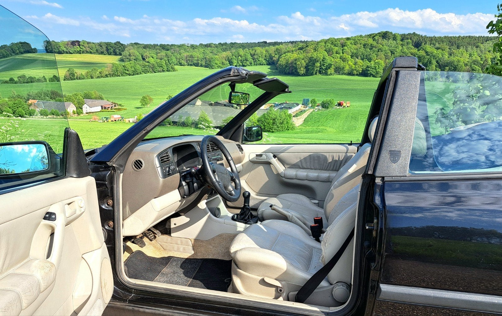 VW Golf Cabrio Oldtimer met Lederen interieur, foto 12