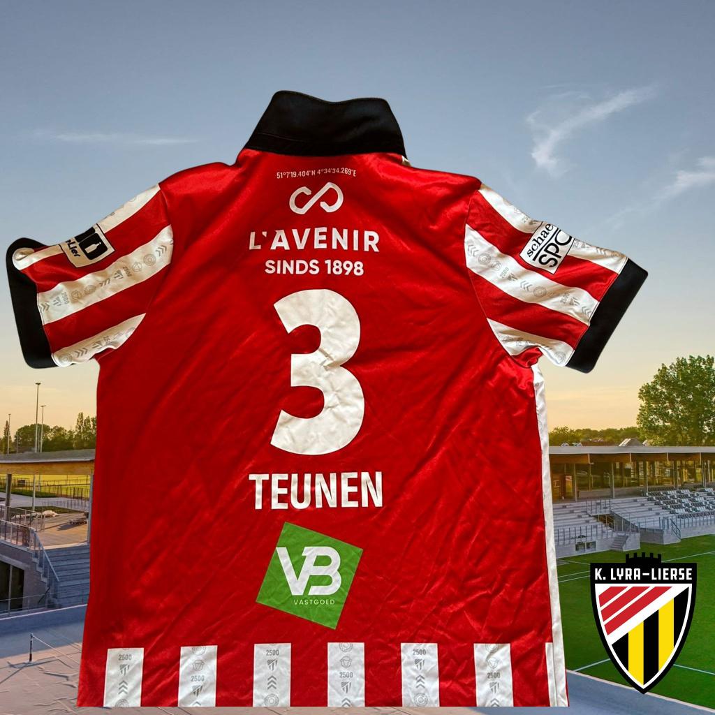 Matchworn shirt | K. Lyra-Lierse | Cel Teunen, Sport en Fitness, Voetbal, Gebruikt, Shirt, Service@jako.com, Maat L