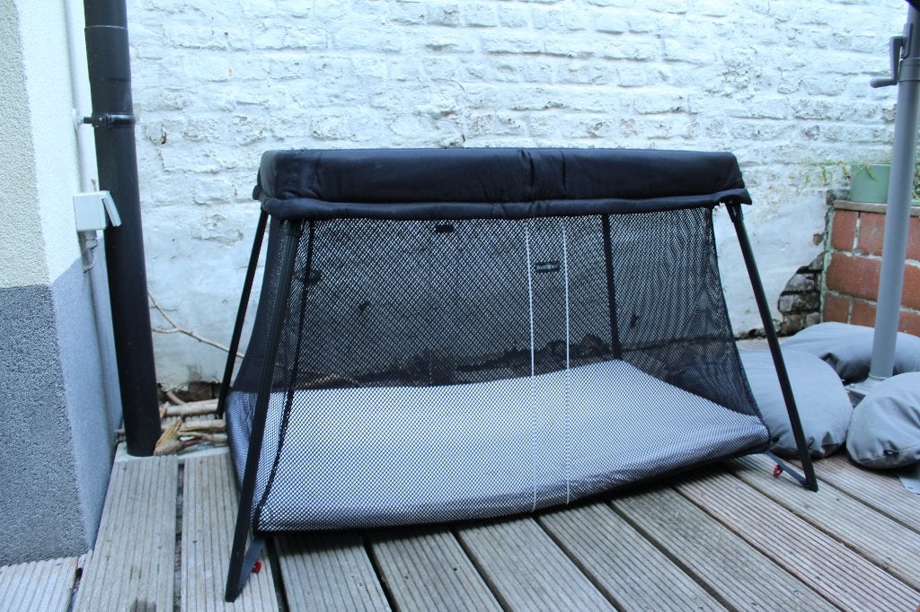 Lit de repos de voyage pliable Babybjörn, Kinderen en Baby's, Babywiegjes en Ledikanten, Ophalen, Gebruikt, Ledikant