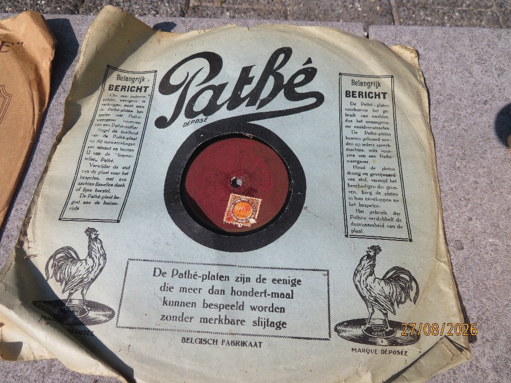 Pathéplaten, Ophalen, Gebruikt