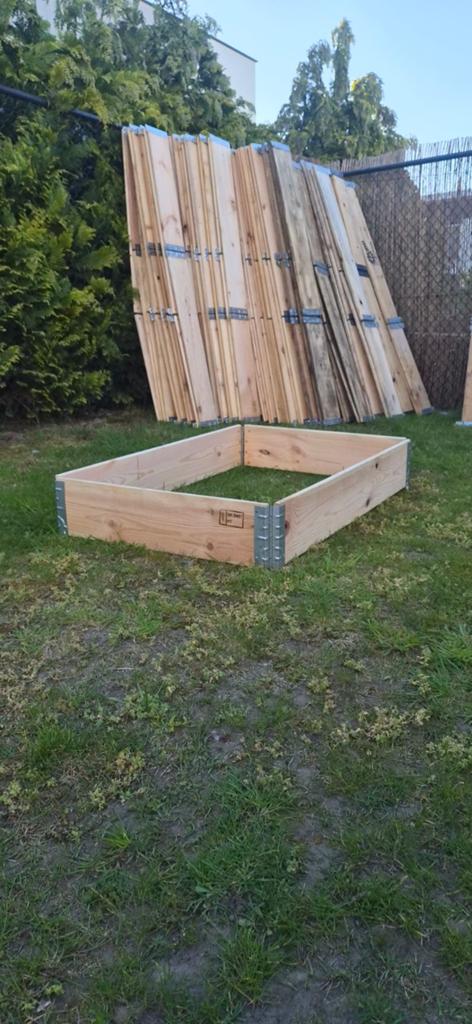 Jardinières à légumes, colliers, bords de palettes. État neu, Enlèvement ou Envoi, Bois, Intérieur