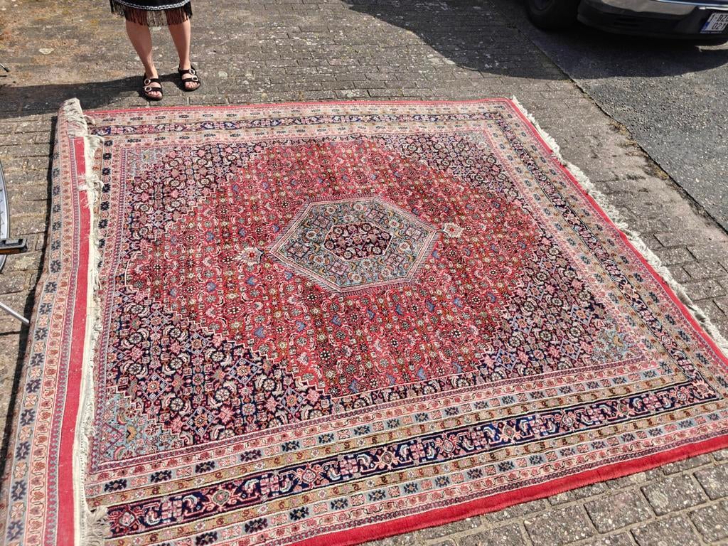 Gereserveerd 2x grote antieke tapijten, Rouge, 200 cm ou plus, 200 cm ou plus, Enlèvement