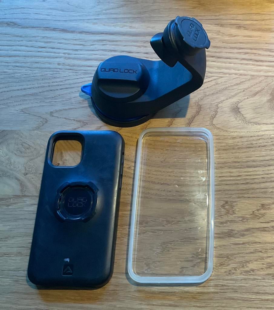 Quad lock voor iPhone 12, Télécoms, Enlèvement, Comme neuf, Quad Lock, IPhone 12