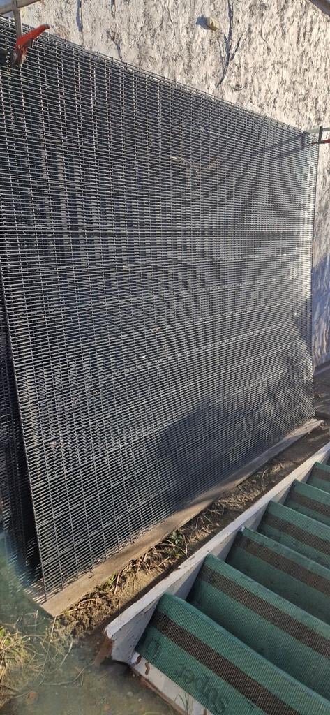 Afsluiting.Stevige stalen panelen, Tuin en Terras, Tuinhekken en Hekwerk, Ophalen