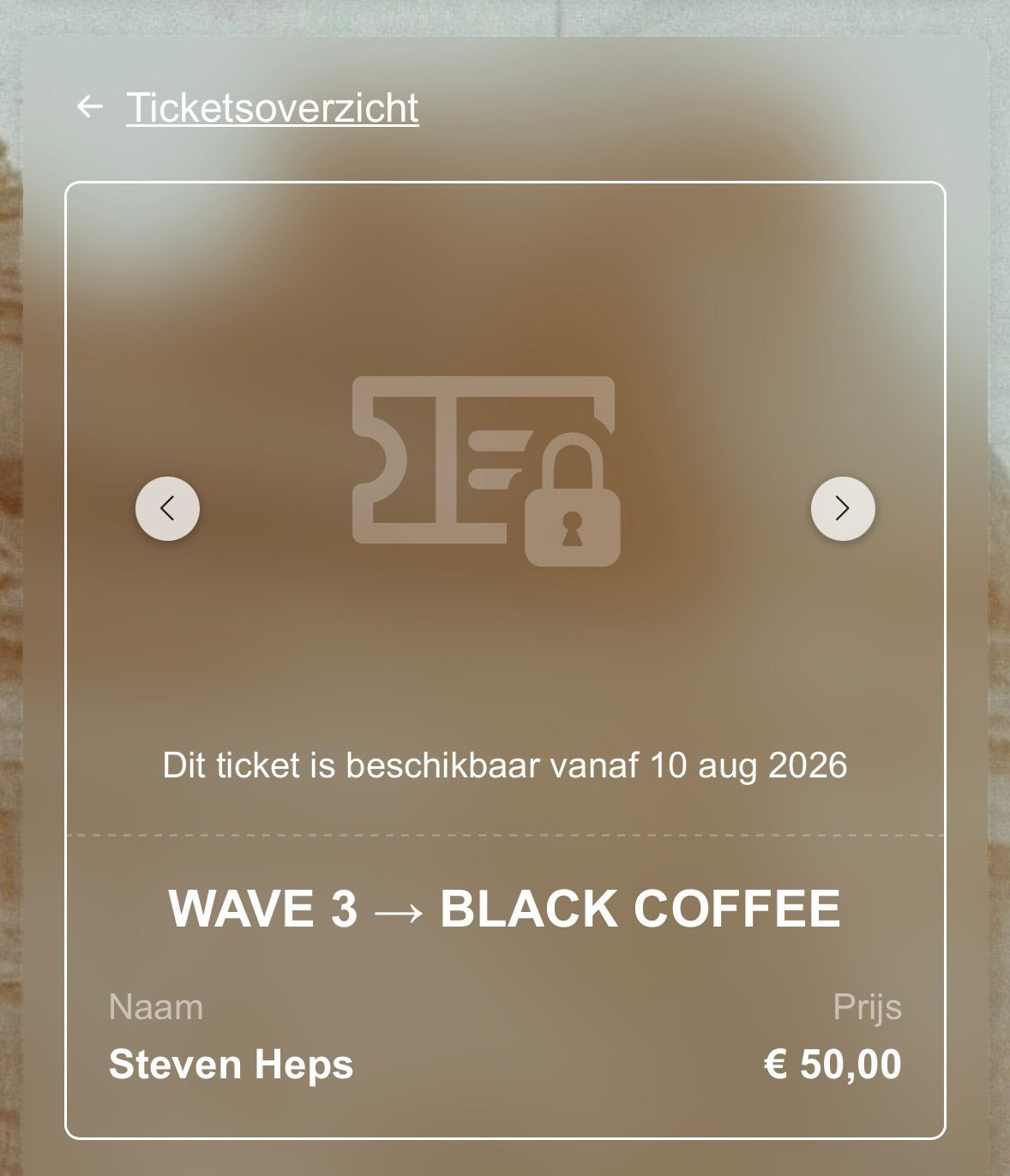 Black Coffee Hangar, Tickets en Kaartjes