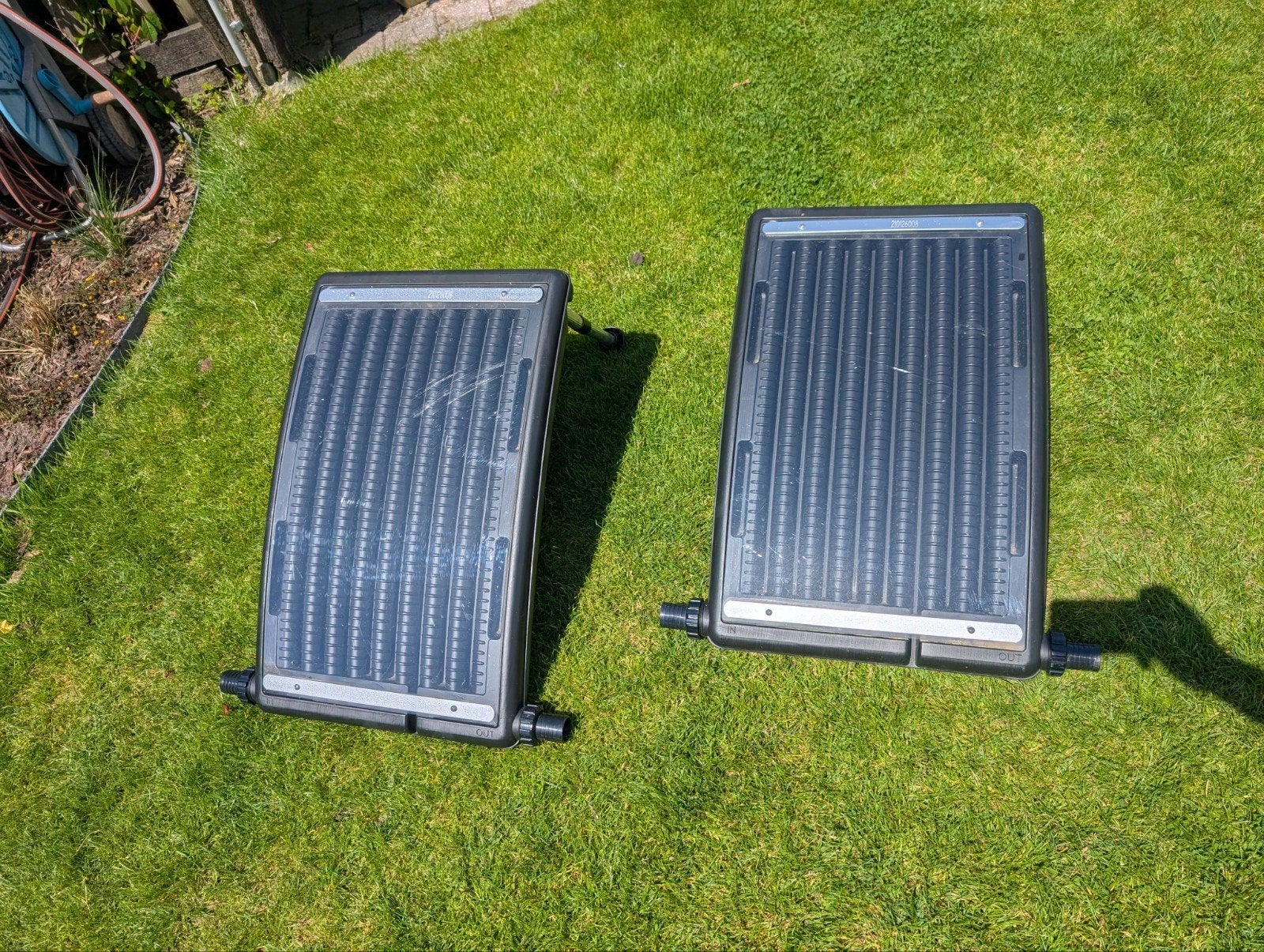 Set van 2 Solar Zwembadpanelen / Zonnecollectoren, Ophalen