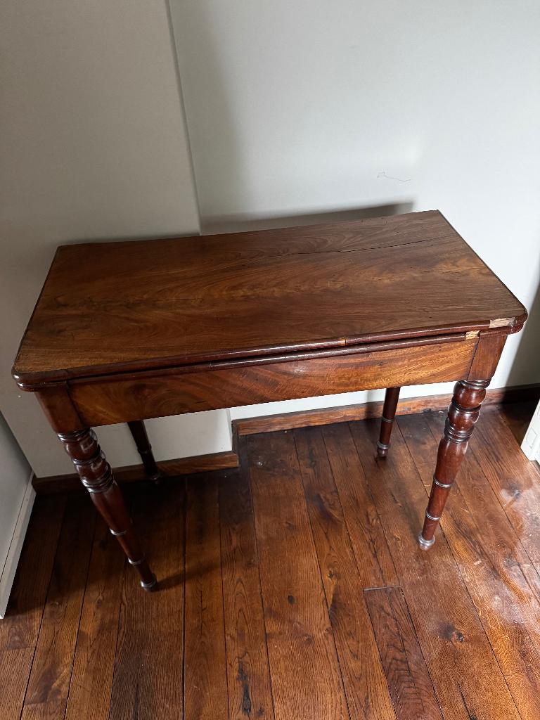 Oude kaarttafel / antiek / brocante, Enlèvement